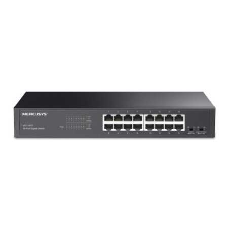 Switch Ethernet Mercusys MS116GS 16 Porte - Gigabit Ethernet, Fast Ethernet - 10/100/1000Base-T