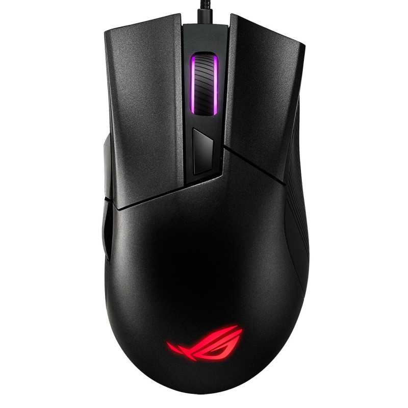 ASUS ROG Gladius II Core mouse Gaming Mano destra USB tipo A Ottico 6200 DPI