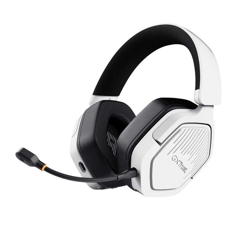 Trust GXT 493W Carus Auricolare Con cavo e senza cavo A Padiglione, Casco Gaming USB Type-C / USB Type-A Bluetooth Bianco Trust GXT 493W Carus Auricolare Con cavo e senza cavo A Padiglione, Casco Gaming USB Type-C / USB Type-A Bluetooth Bianco