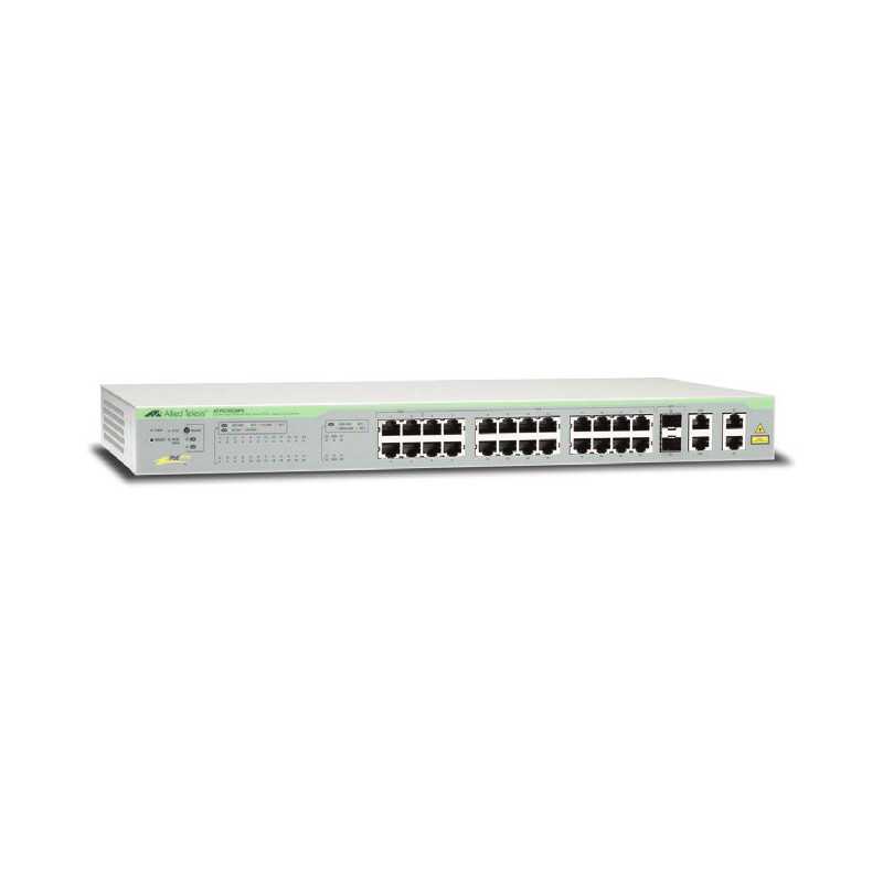 Allied Telesis AT-FS750/28PS-50 Gestito Fast Ethernet (10/100) Supporto Power over Ethernet (PoE) 1U Grigio Allied Telesis AT-FS750/28PS-50 Gestito Fast Ethernet (10/100) Supporto Power over Ethernet (PoE) 1U Grigio