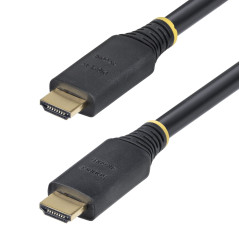 StarTech.com Cavo HDMI attivo ad alta velocità da 15m, 4K 60Hz 1440p 144Hz, HDR10 HDCP 2.2 ARC, 18Gbps, cavo UHD HDMI 2.0 per