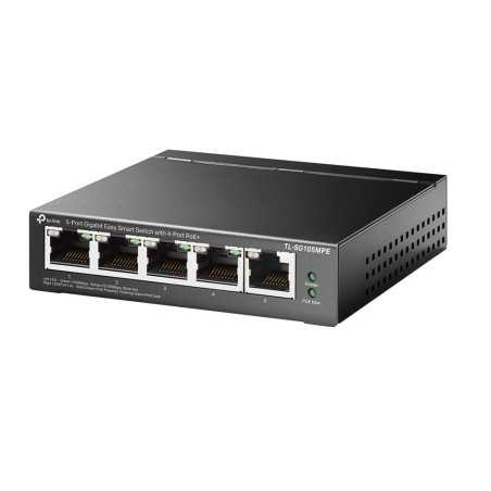 TP-Link TLSG105MPE switch di rete L2 Gigabit Ethernet (10/100/1000) Supporto Power over Ethernet (PoE) Nero