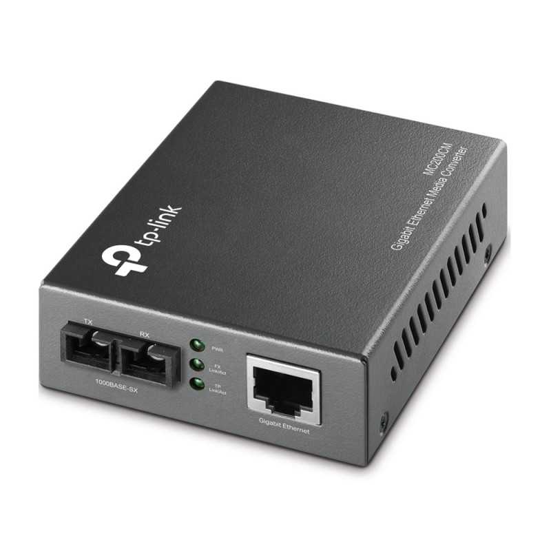 TP-Link MC200CM V3 convertitore multimediale di rete Interno 1000 Mbit/s 850 nm Modalità multipla Nero TP-Link MC200CM V3 convertitore multimediale di rete Interno 1000 Mbit/s 850 nm Modalità multipla Nero