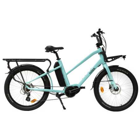 Nilox 30NXEBCMMV1 bicicletta elettrica Blu Alluminio 61 cm (24") Litio