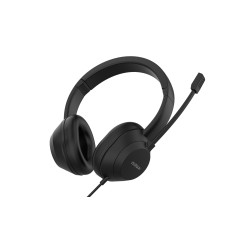 Nilox NXAUSB02 cuffia e auricolare Cuffie Cablato Casco Musica e Chiamate USB tipo A Nero