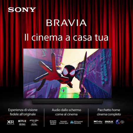 Sony BRAVIA 7 QLED (XR l Mini LED) 75 pollici 4K HDR Google Smart TV (2024) | Gaming menu per PlayStation 5, IMAX Enhanced,