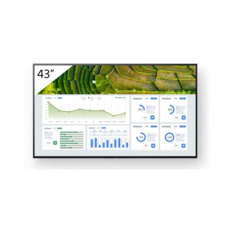 Sony FW-43BZ30L visualizzatore di messaggi Pannello piatto per segnaletica digitale 109,2 cm (43") LCD Wi-Fi 440 cd m² 4K Ultra