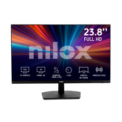 Nilox MONITOR 23.8" NXM24FHD11 LED FHD 75HZ 16 9 5MS HDMI VGA Monitor PC 61 cm (24") 1920 x 1080 Pixel Full HD Nero