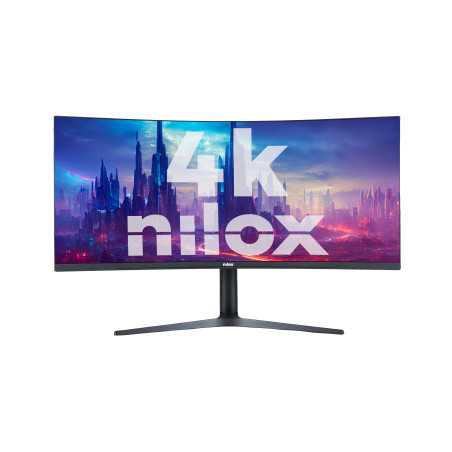 Nilox MONITOR 34" NXM344KD11 ULTRAWIDE 4K CURVO 144HZ 2HDMI 2DP 1MS MMDIA Monitor PC 86,4 cm (34") 3440 x 1440 Pixel UltraWide