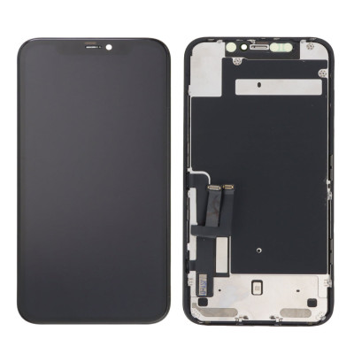 Display Lcd + Touch Screen + Frame Per Apple Iphone 11 con IC rimovibile OEM R