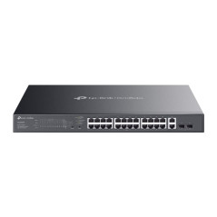 TP-Link Omada ES228GMP switch di rete Gestito L2 Gigabit Ethernet (10 100 1000) Supporto Power over Ethernet (PoE) Nero