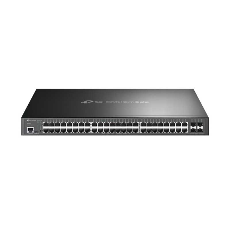 TP-Link Omada SG3452P switch di rete Gestito L2/L3 Gigabit Ethernet (10/100/1000) Supporto Power over Ethernet (PoE) 1U Nero TP-Link Omada SG3452P switch di rete Gestito L2/L3 Gigabit Ethernet (10/100/1000) Supporto Power over Ethernet (PoE) 1U Nero