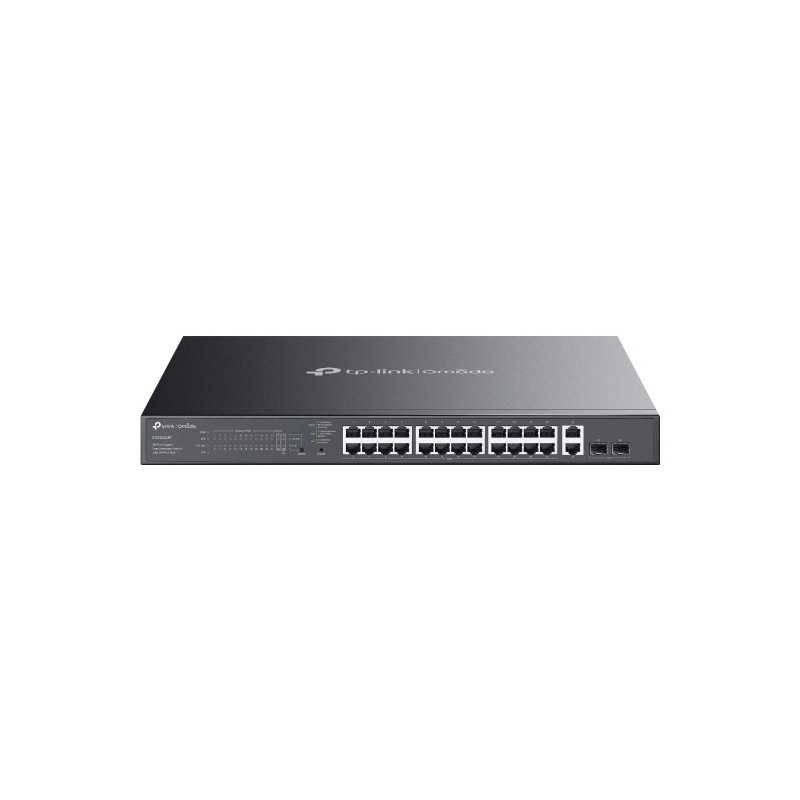 TP-Link Omada ES228GMP switch di rete Gestito L2 Gigabit Ethernet (10/100/1000) Supporto Power over Ethernet (PoE) Nero