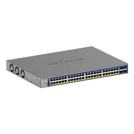 NETGEAR GS752TXP Gestito L2/L3/L4 10G Ethernet (100/1000/10000) Supporto Power over Ethernet (PoE) Nero GS752TXP-300EUS