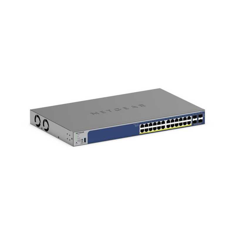 NETGEAR GS728TXP L2/L3 10G Ethernet (100/1000/10000) Supporto Power over Ethernet (PoE) Nero GS728TXP-300EUS