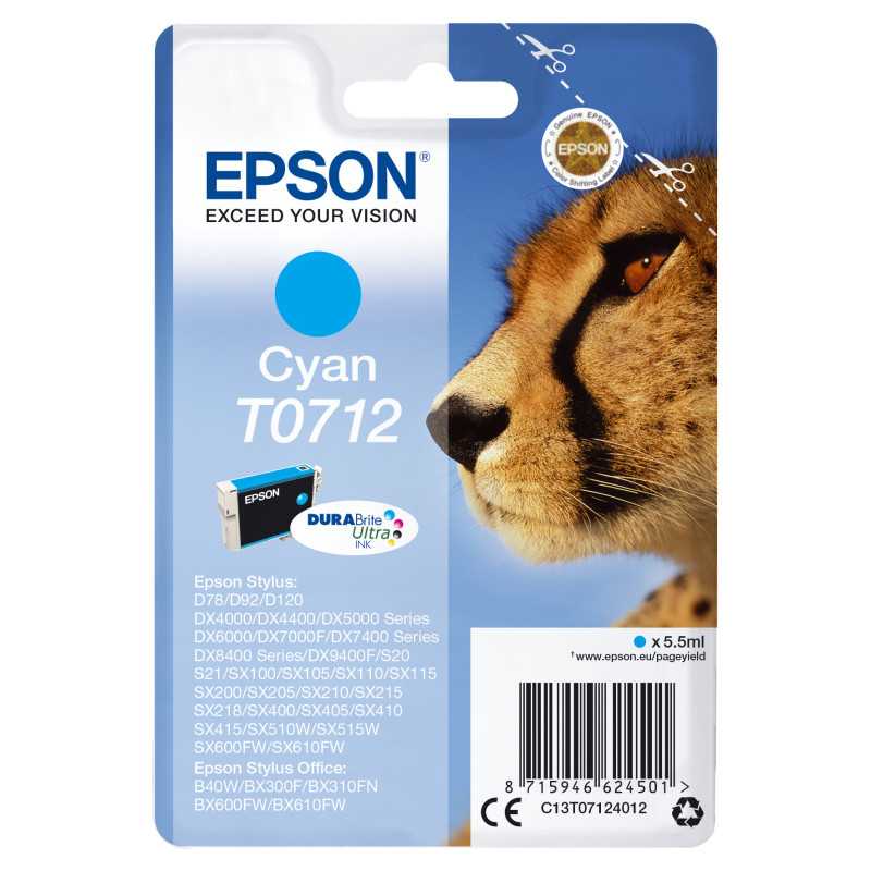 Epson Cartuccia Ciano C13T07124012 Epson Cartuccia Ciano C13T07124012
