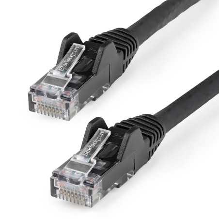 StarTech.com Cavo Ethernet CAT6 da 15 m - LSZH (Low Smoke Zero Halogen) - 10 Gigabit 650MHz 100W PoE RJ45 - Cavo d N6LPATCH15MBK