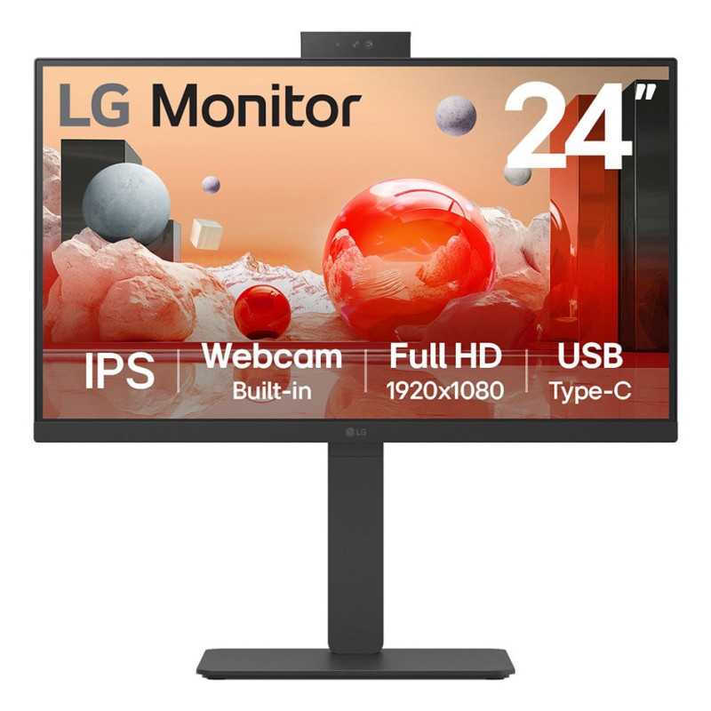 LG 24BA850-B Monitor PC 60,5 cm (23.8") 1920 x 1080 Pixel Full HD Nero 24BA850-B.AEU