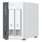 QNAP TS-216G server NAS e di archiviazione Tower Cortex-A Cortex-A55 4 GB HDD Bianco