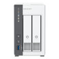 QNAP TS-216G server NAS e di archiviazione Tower Cortex-A Cortex-A55 4 GB HDD Bianco
