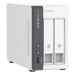 QNAP TS-216G server NAS e di archiviazione Tower Cortex-A Cortex-A55 4 GB HDD Bianco