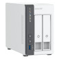 QNAP TS-216G server NAS e di archiviazione Tower Cortex-A Cortex-A55 4 GB HDD Bianco