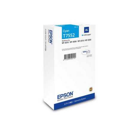 Epson C13T75524N Cartuccia d'inchiostro Originale 1 pz Resa elevata (XL) Ciano