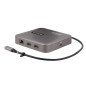 StarTech.com Adattatore Multiporta USB-C - Docking Station USB Type-C Doppio Video HDMI 4K 60Hz, Hub USB-A U 102B-USBC-MULTIPORT