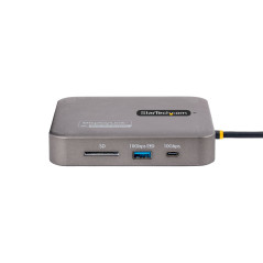 StarTech.com Adattatore Multiporta USB-C - Docking Station USB Type-C Doppio Video HDMI 4K 60Hz, Hub USB-A USB-C a 2 Porte