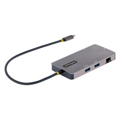 StarTech.com Adattatore USB C Multiporta, Doppio HDMI 4K 60Hz, Hub USB A 5Gbps a 2 porte, 100W Power Deliver 120B-USBC-MULTIPORT