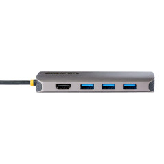 StarTech.com Adattatore Multiporta USB-C HDMI 4K 60Hz, Hub USB-A 5Gbps a 3 Porte , Adattatore USB-C a HDMI c 115B-USBC-MULTIPORT