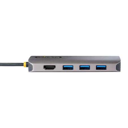 StarTech.com Adattatore Multiporta USB-C HDMI 4K 60Hz, Hub USB-A 5Gbps a 3 Porte , Adattatore USB-C a HDMI c 115B-USBC-MULTIPORT