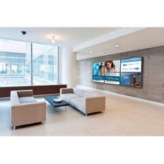 Peerless DS-VW665 Supporto per display espositivi 165,1 cm (65") Nero