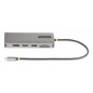 StarTech.com Adattatore multiporta USB-C a tre monitor, HDMI/ DisplayPort, hub 4x USB, 100W PD, GbE, lettore 154B-USBC-MULTIPORT