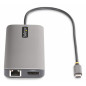 StarTech.com Adattatore multiporta USB-C a tre monitor, HDMI/ DisplayPort, hub 4x USB, 100W PD, GbE, lettore 154B-USBC-MULTIPORT