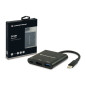 Conceptronic DONN01B replicatore di porte e docking station per laptop USB 3.2 Gen 1 (3.1 Gen 1) Type-C Nero ALTHEA21W65