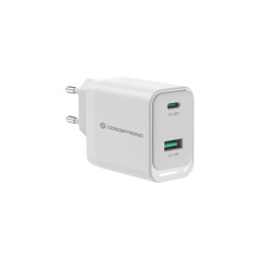 Conceptronic ALTHEA20W45 Caricabatterie per dispositivi mobili Universale Bianco AC Ricarica rapida Interno