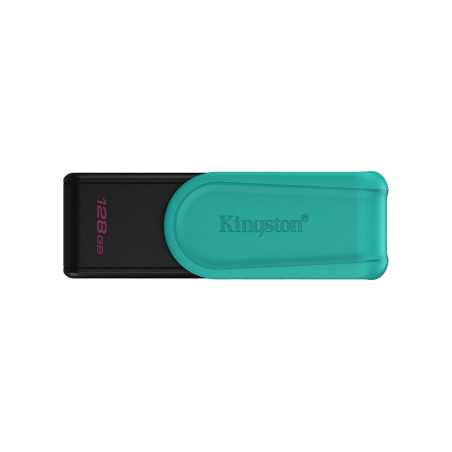 Kingston Technology DataTraveler 128GB Portable USB 3.2 Gen 1 Exodia S (Nero/Turchese)