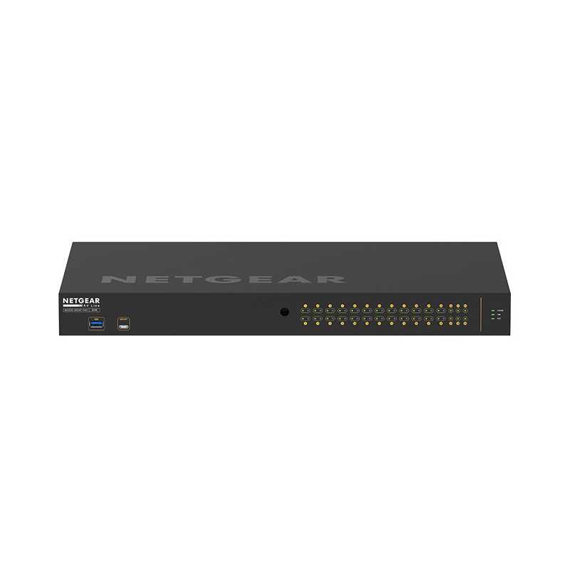 NETGEAR GSM4230P100EUS switch di rete Gestito L2/L3 Gigabit Ethernet (10/100/1000) Supporto Power over Ethernet (PoE) 1U Nero