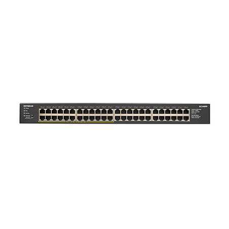 NETGEAR GS348PP Non gestito Gigabit Ethernet (10/100/1000) Supporto Power over Ethernet (PoE) Nero