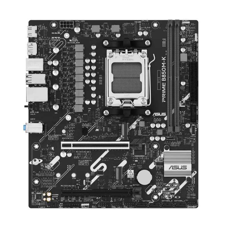 ASUS PRIME B850M-K AMD B850 Socket AM5 micro ATX ASUS PRIME B850M-K AMD B850 Socket AM5 micro ATX