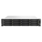QNAP TS-h1887XU-RP NAS Armadio (2U) Intel Xeon E E-2334 16 GB DDR4 0 TB QuTS hero Nero, Bianco