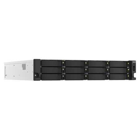 QNAP TS-h1887XU-RP NAS Armadio (2U) Intel Xeon E E-2334 16 GB DDR4 0 TB QuTS hero Nero, Bianco