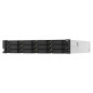 QNAP TS-h1887XU-RP NAS Armadio (2U) Intel Xeon E E-2334 16 GB DDR4 0 TB QuTS hero Nero, Bianco