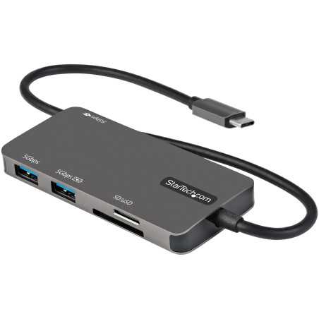 StarTech.com Adattatore multiporta USB C - Da USB-C a 4K HDMI, 100W Power Delivery Pass-through, slot SD/MicroSD, Hu DKT30CHSDPD