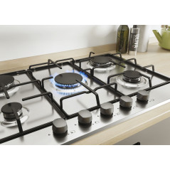 Candy Timeless CHW7X Acciaio inox Da incasso Gas 5 Fornello(i)
