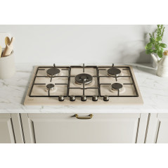 Candy Classic CHW7AV4WGT Avena Da incasso 75 cm Gas 5 Fornello(i)