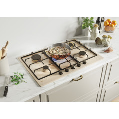 Candy Classic CHW7AV4WGT Avena Da incasso 75 cm Gas 5 Fornello(i)