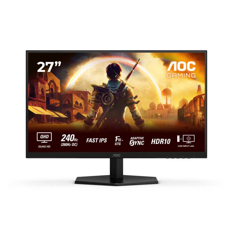 AOC Monitor PC Q27G42ZE 68,6 cm (27") 2560 x 1440 Pixel Wide Quad HD LCD Nero