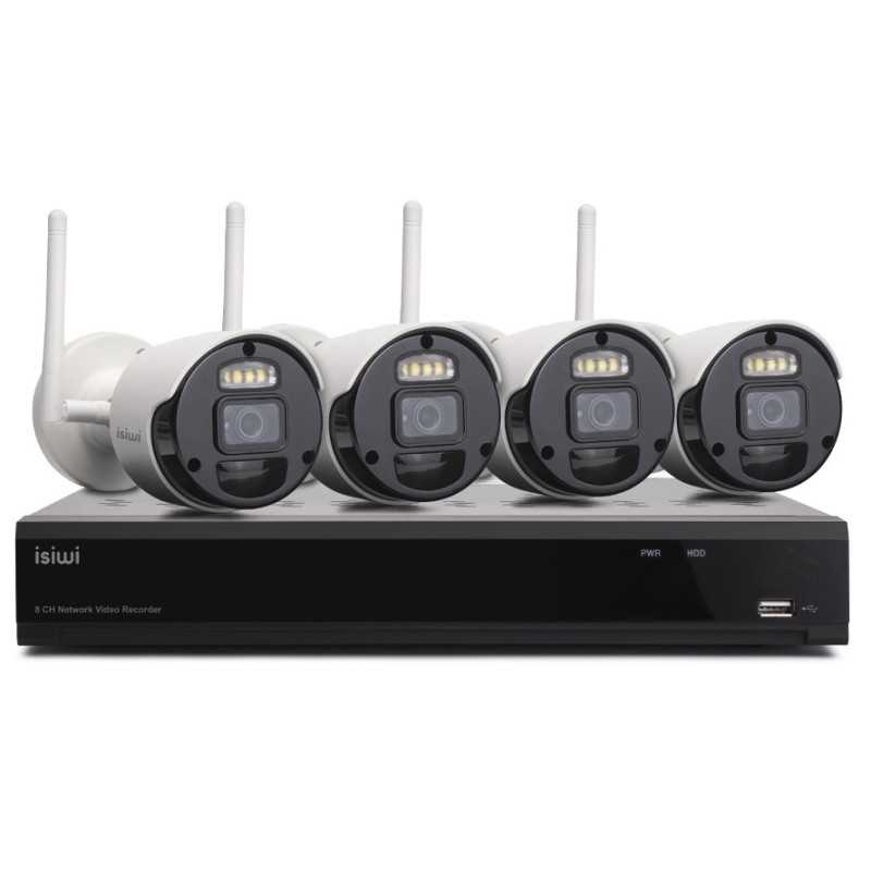 Isiwi Connect S4 Sferico Telecamera di sicurezza IP Interno e esterno Soffitto/muro